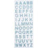 AussieSuperStore Art & Craft Essentials Sliver Rhinestones Glitter Alphabet (in 3 colours) Rhinestones Stickers Glitter Alphabet | Craft Embellishment Decoration 9331468046417 VCR111